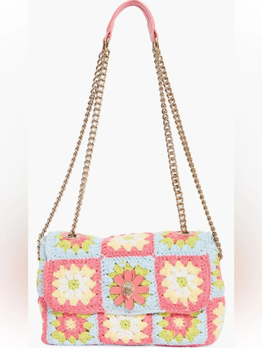 NWT Kurt Geiger Kensington Crochet Shoulder Bag